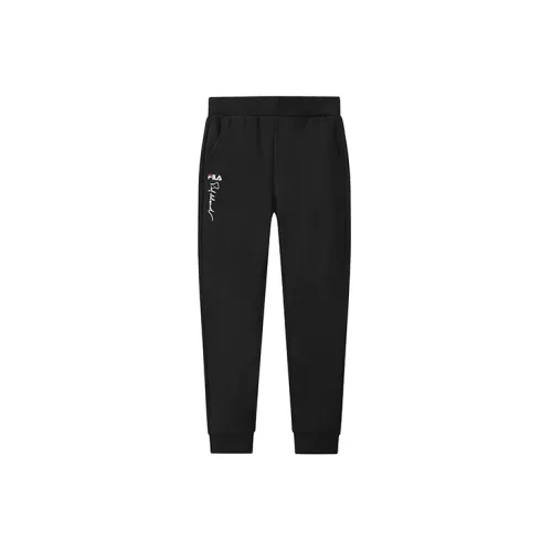 FILA Knitted Sweatpants Women's Jet Black