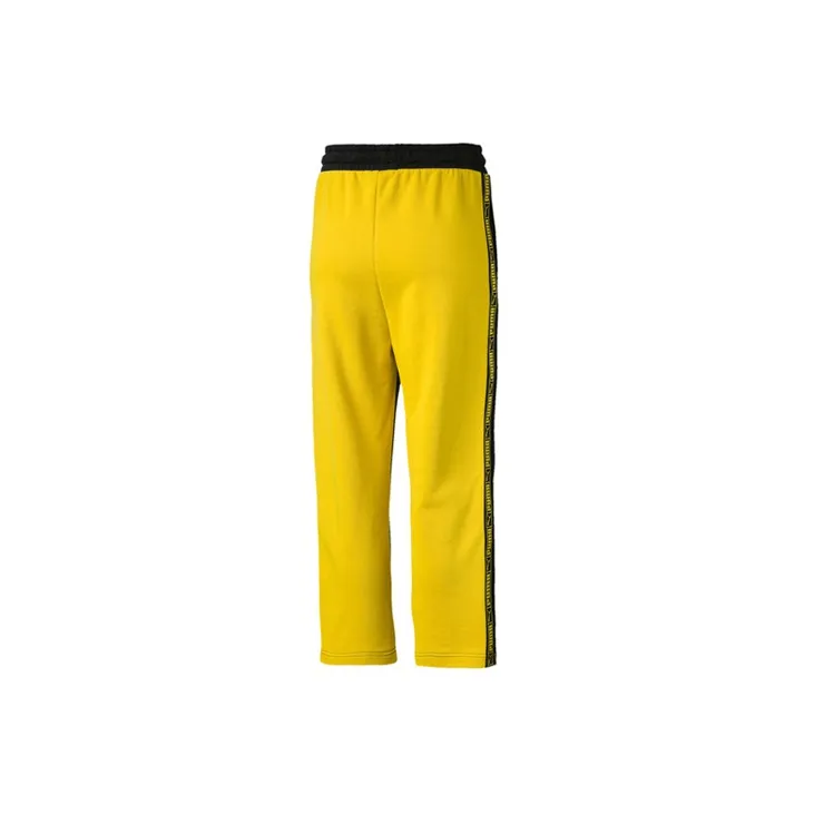 PUMA Knitted Sports Pants Women's Sulfur Yellow-1