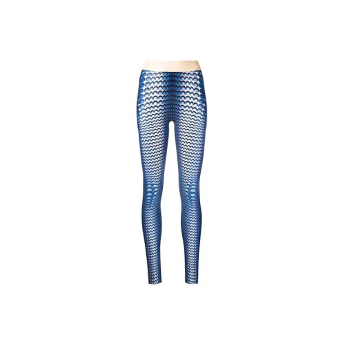 Marine Serre Leggings Women's Blue