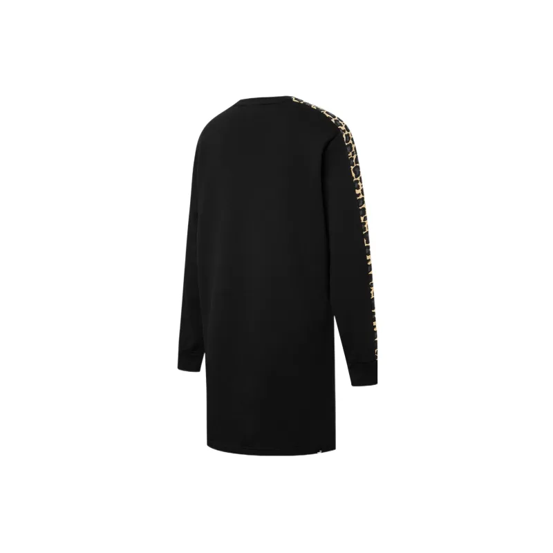 PUMA Long Sleeved Dresses Women's Black-1