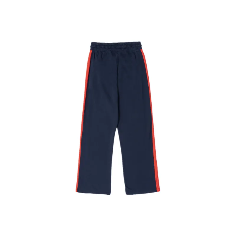 Champion Wide Leg Casual Pants Women's Navy Blue-1