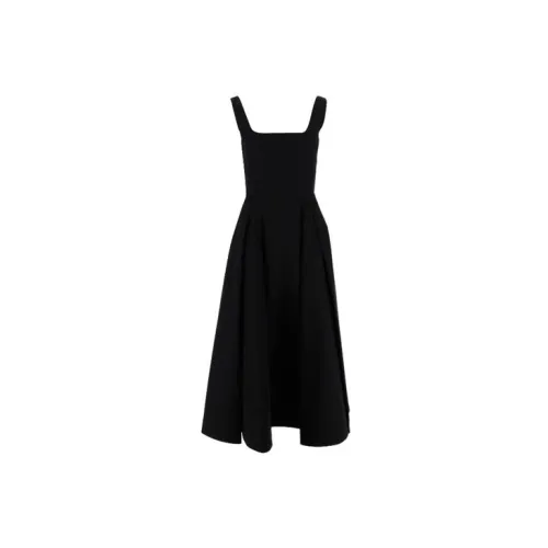 SportMax Sleeveless Dresses Women's Black