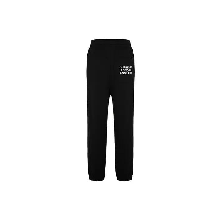 Burberry Knitted Sports Pants Women's Black-1