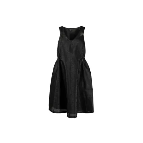 EMPORIO ARMANI Sleeveless Dresses Women's Black