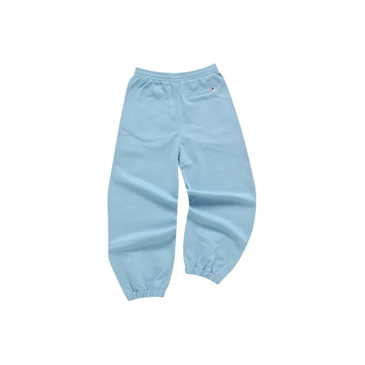 FILA FUSION Knitted Sweatpants Women's Narcissus Blue-1