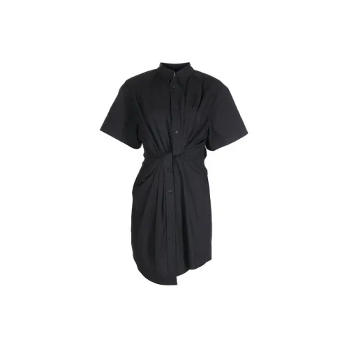 alexander wang Short Sleeved Dress Black