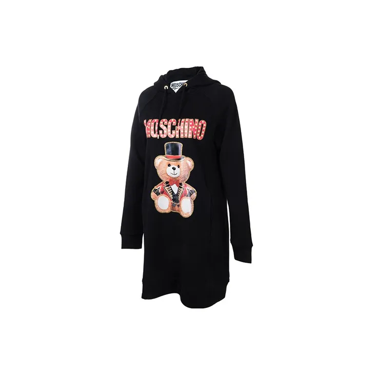 MOSCHINO Long Sleeved Dresses Women's Black-2