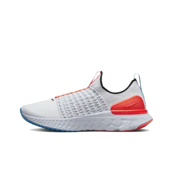 Nike React Phantom Run Flyknit 2 Football Grey Bright Crimson Women's