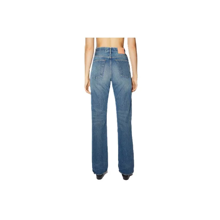Acne Studios Distressed Mid Rise Jeans-1