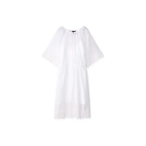 LOEWE Short-Sleeved Dresses Women's White