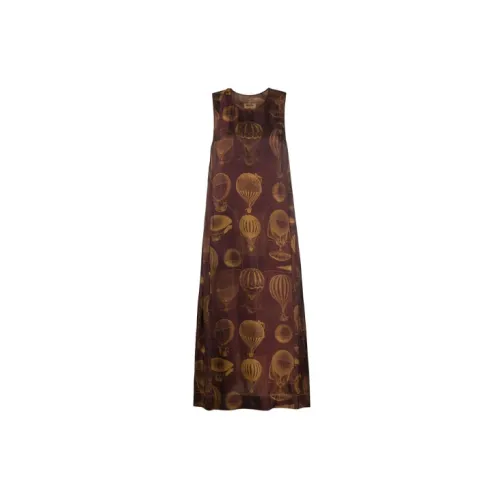 UMA WANG Sleeveless Dresses Women's Brown