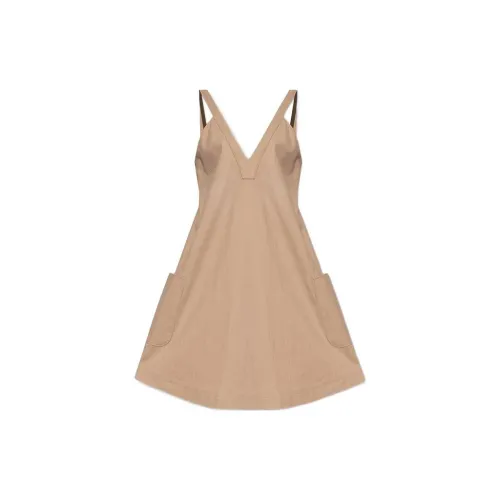 See By Chloe Sleeveless Dresses Women's Beige