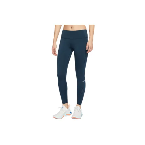 Nike Knitted Sweatpants Women's Deep Atlantic Blue