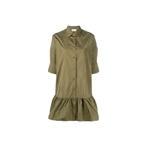 RED VALENTINO Short-Sleeved Dresses Women's Green