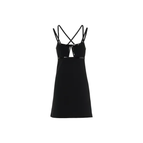 MIU MIU Sleeveless Dresses Women's Black