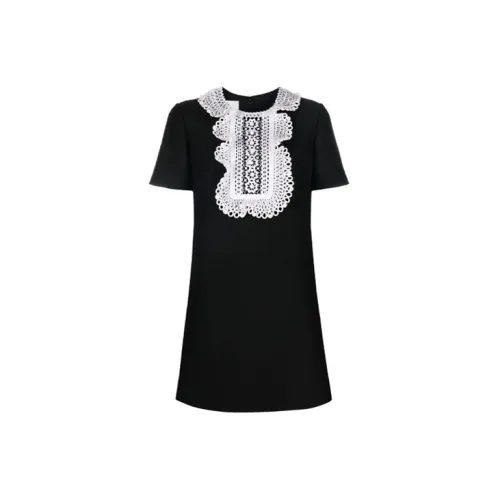 Valentino Short-Sleeved Dresses Women's Black