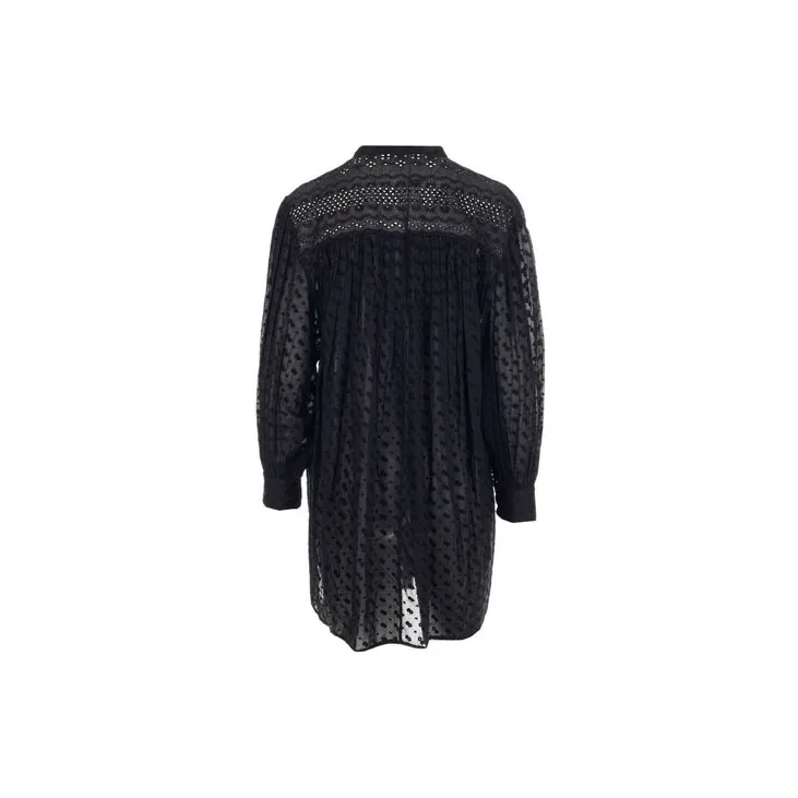ISABEL MARANT Long-Sleeved Dresses Women's Black-1
