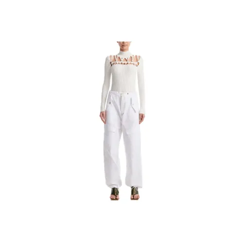 DION LEE Casual Pants Women's White