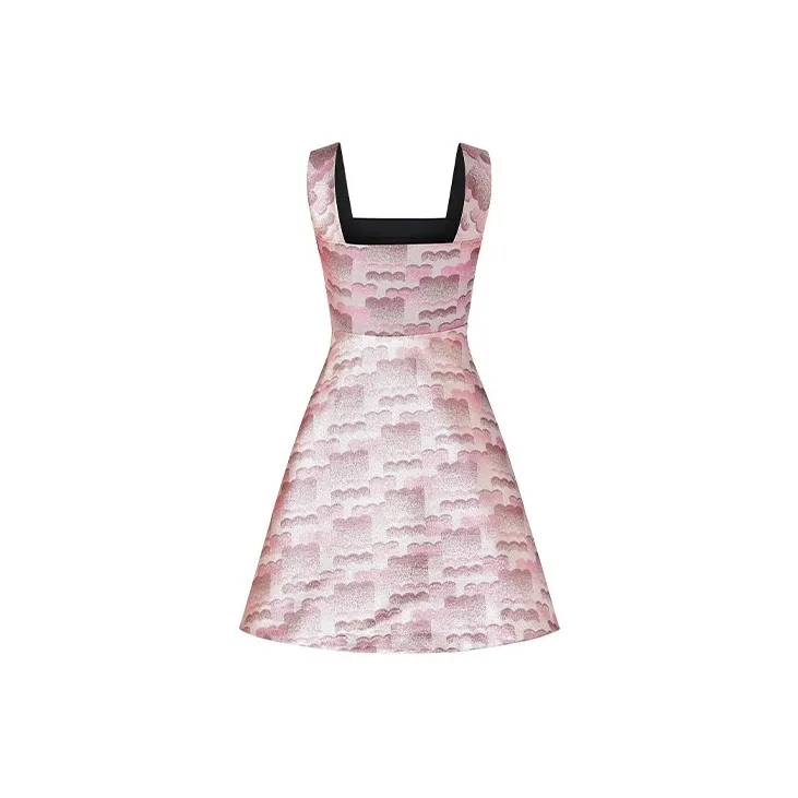 LOUIS VUITTON FW21 Sleeveless Dress Women's Pink-1