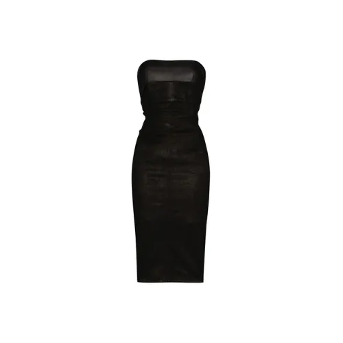 RICK OWENS Sleeveless Dresses Women's Black