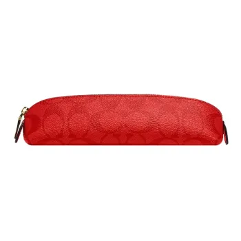 COACH Pencil Case Makeup Bags Red