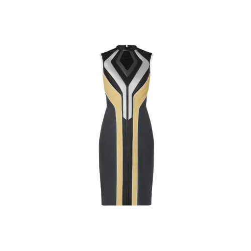 LOUIS VUITTON New Quarterly Products Of LV Sleeveless Dresses Women's Black