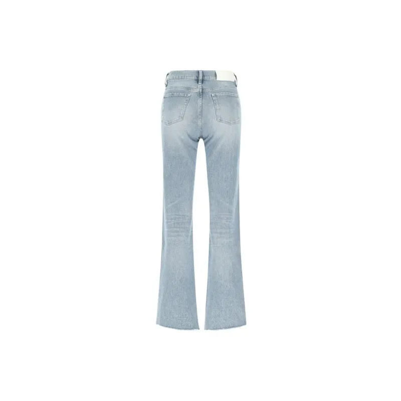 SEVEN FOR ALL MANKIND High rise Cropped Logan Jeans-1