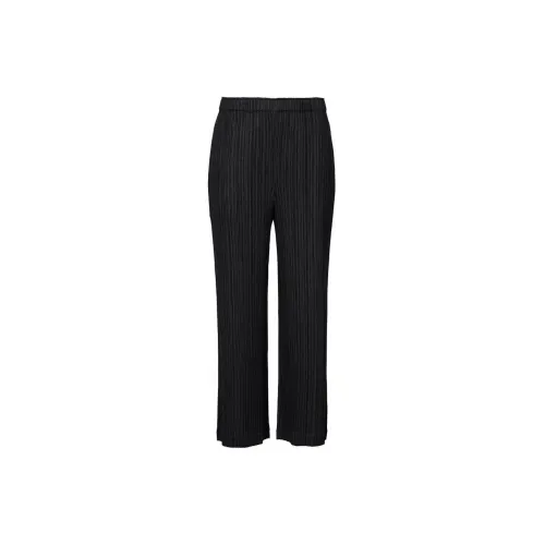 PLEATS PLEASE ISSEY MIYAKE Casual Pants Women's Black