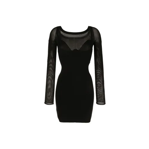 DION LEE Long-Sleeved Dresses Women's Black