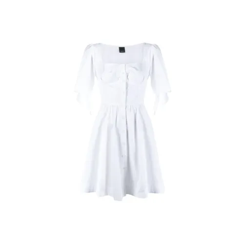 PINKO Short-Sleeved Dresses Women's White