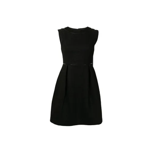 EMPORIO ARMANI Sleeveless Dresses Women's Black