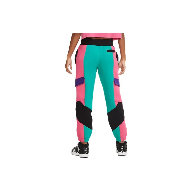 Jordan Knitted Sweatpants Women's Red-1