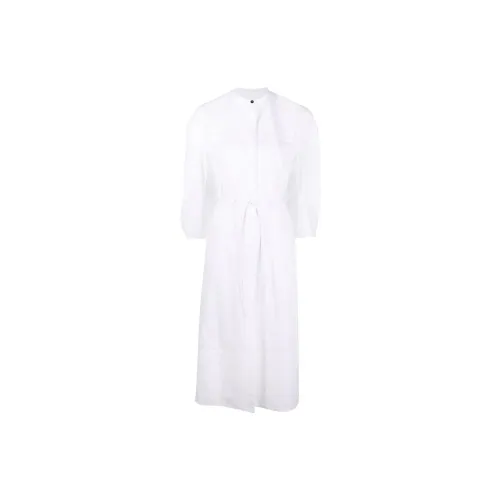 JIL SANDER Long-Sleeved Dresses Women's White