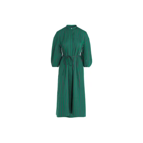 JIL SANDER Long-Sleeved Dresses Women's Green