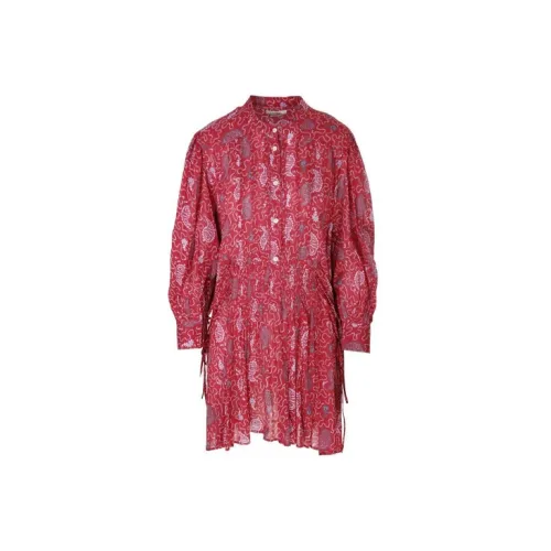 ISABEL MARANT Long-Sleeved Dresses Women's Red