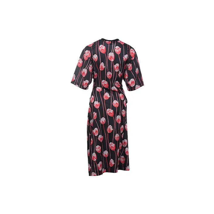KENZO Short Sleeved Dresses Women's Black-1