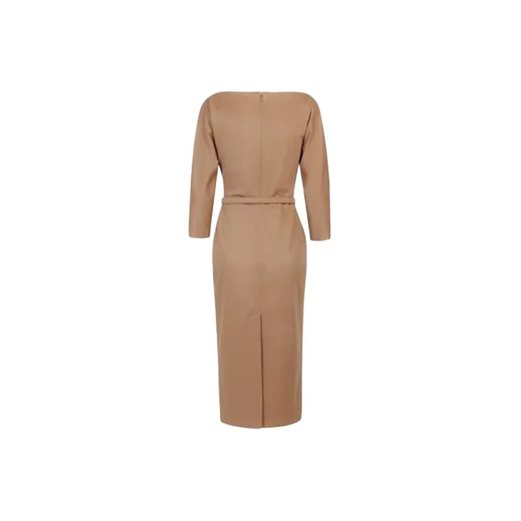 FENDI Long-Sleeved Dresses Women's Brown-1