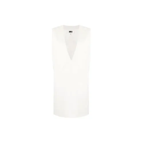 MM6 Maison Margiela Sleeveless Dresses Women's White