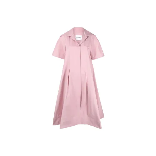 JIL SANDER Short-Sleeved Dresses Women's Pink