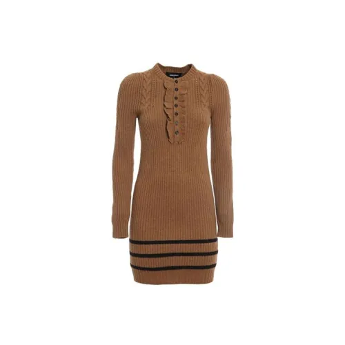 DSQUARED 2 Long-Sleeved Dresses Women's Brown