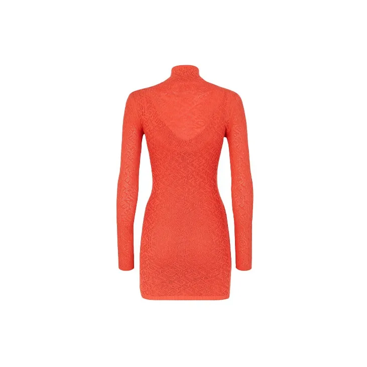 FENDI X Skims Long Sleeve Short Dress Georgia-1