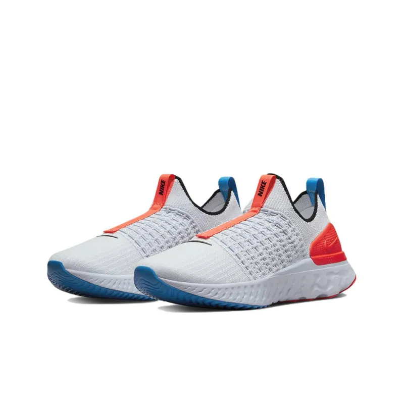 Nike React Phantom Run Flyknit 2 Football Grey Bright Crimson Women's-1