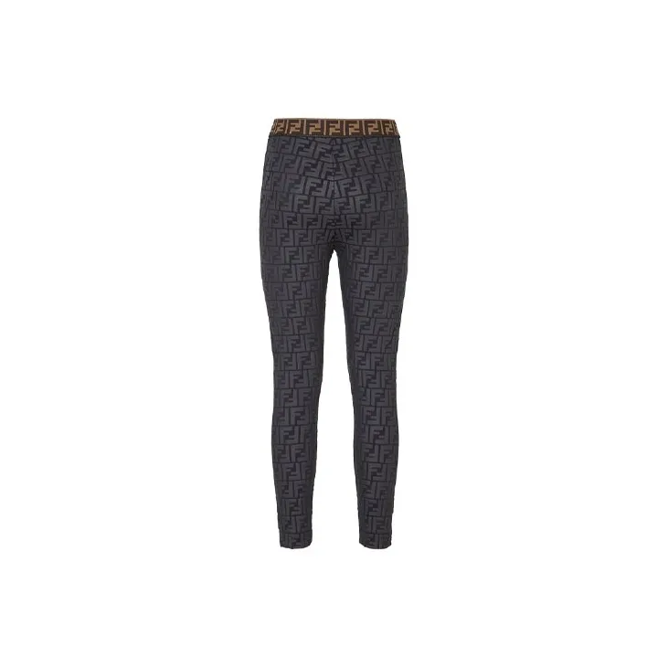 FENDI Leggings Women's Black-1