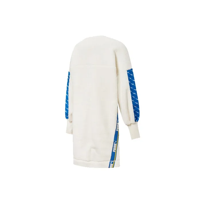 PUMA Long Sleeved Dresses Women's Ecru-1