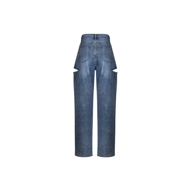 Three Quarters Jeans Women's Blue-1