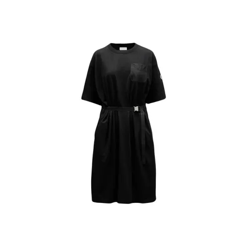 Moncler Short-Sleeved Dresses Women's Black