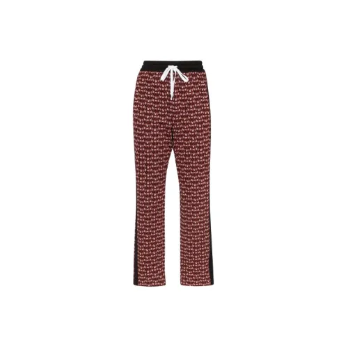 MIU MIU Knitted Sweatpants Women's Red