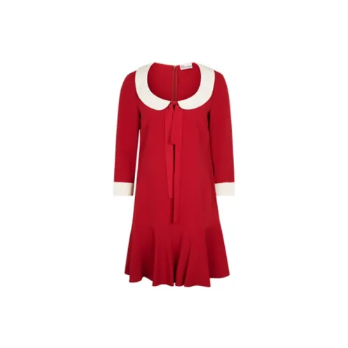 RED VALENTINO Long-Sleeved Dresses Women's Red