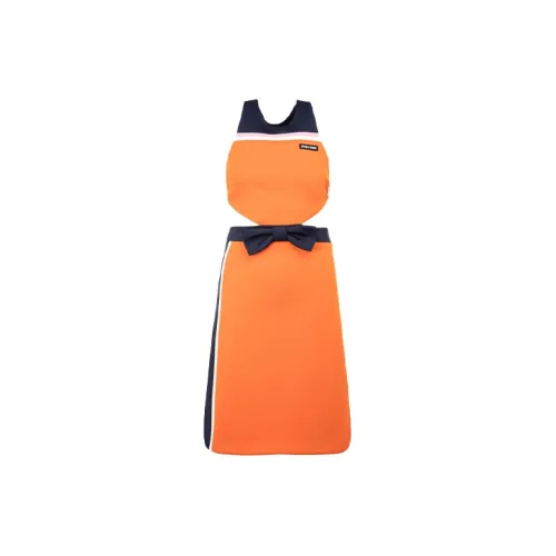 MIU MIU Sleeveless Dresses Women's Orange