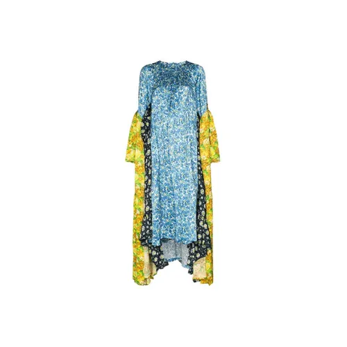 Vetements Long-Sleeved Dresses Women's Blue